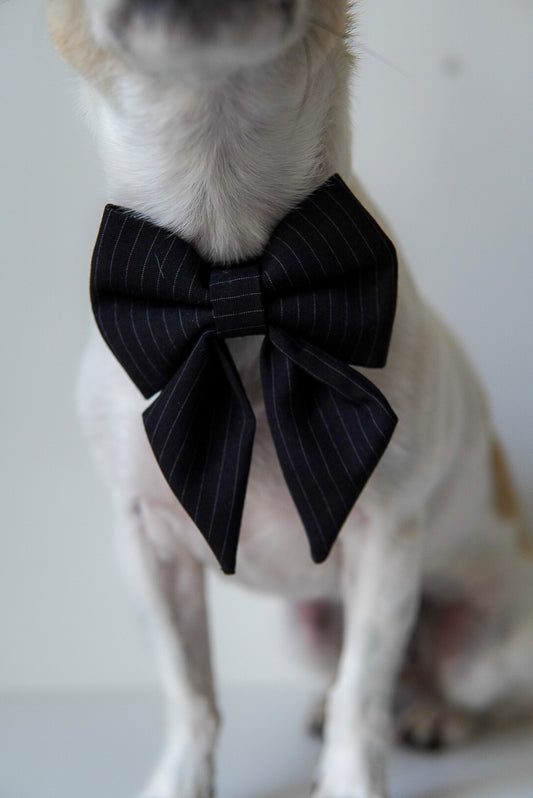 Sailor bow tie for dog, handmade