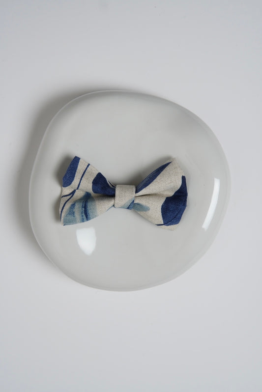 Linen pet bow tie