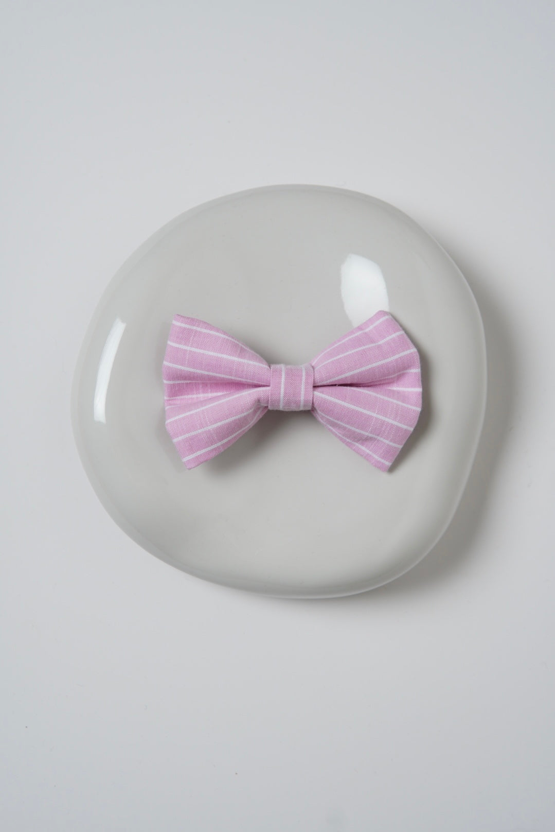 Handmade pink bow ie