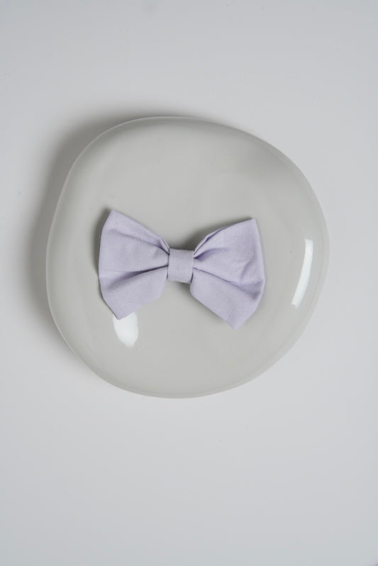Purple dog bow tie