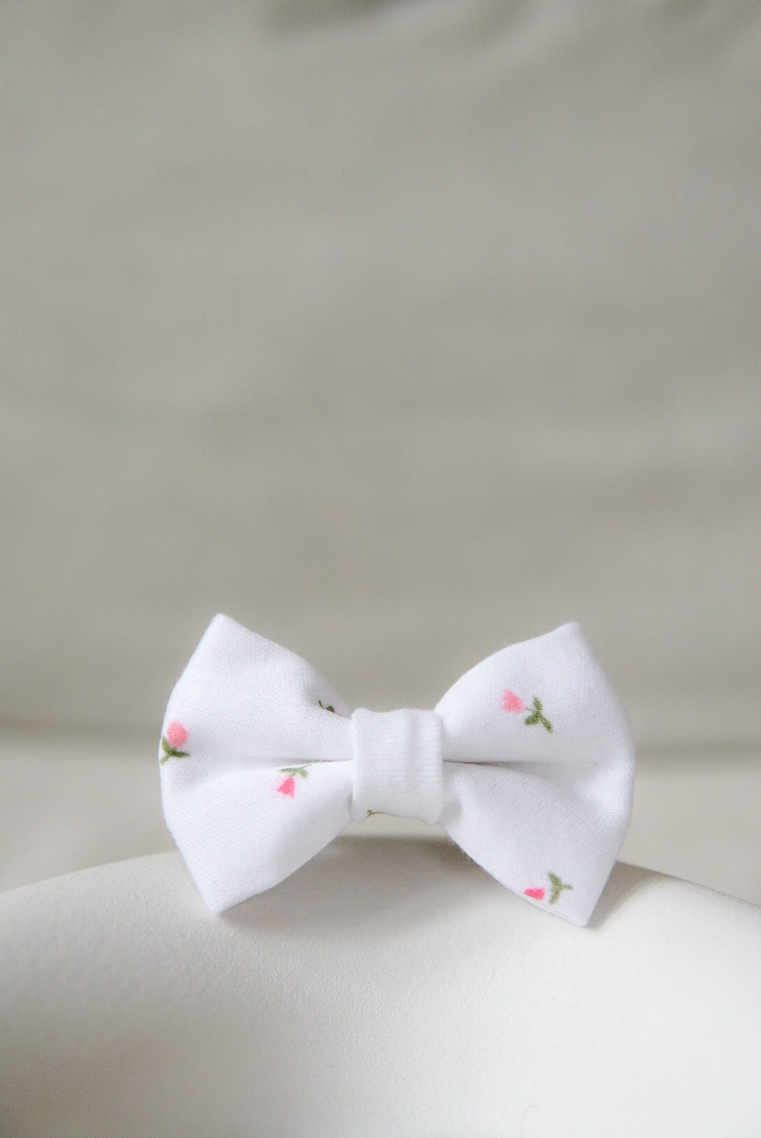 Flower print bow tie for pets