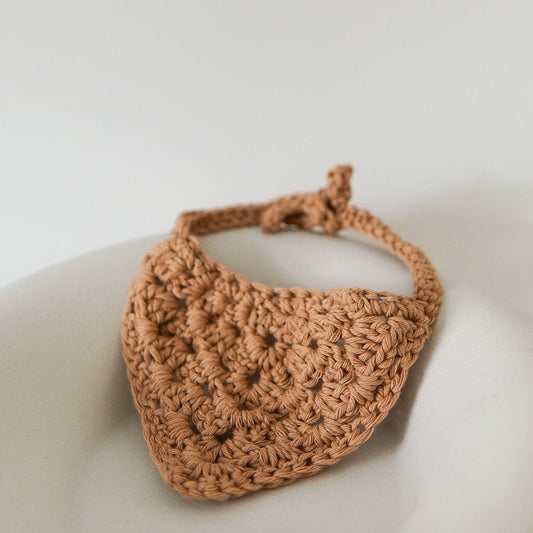 Bandana Crocheted Brown