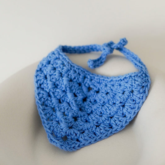 Bandana Crocheted Blue