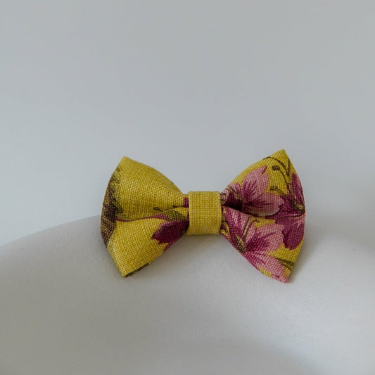 Bow Yellow Linen