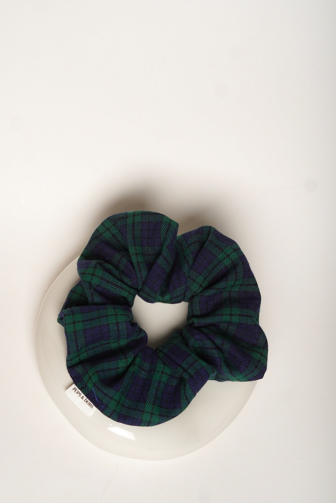 Scrunchie Evergreen Check