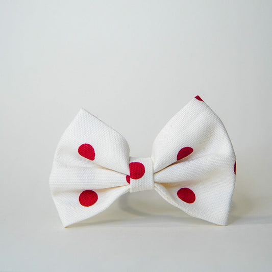 Bow Red Polka Dot