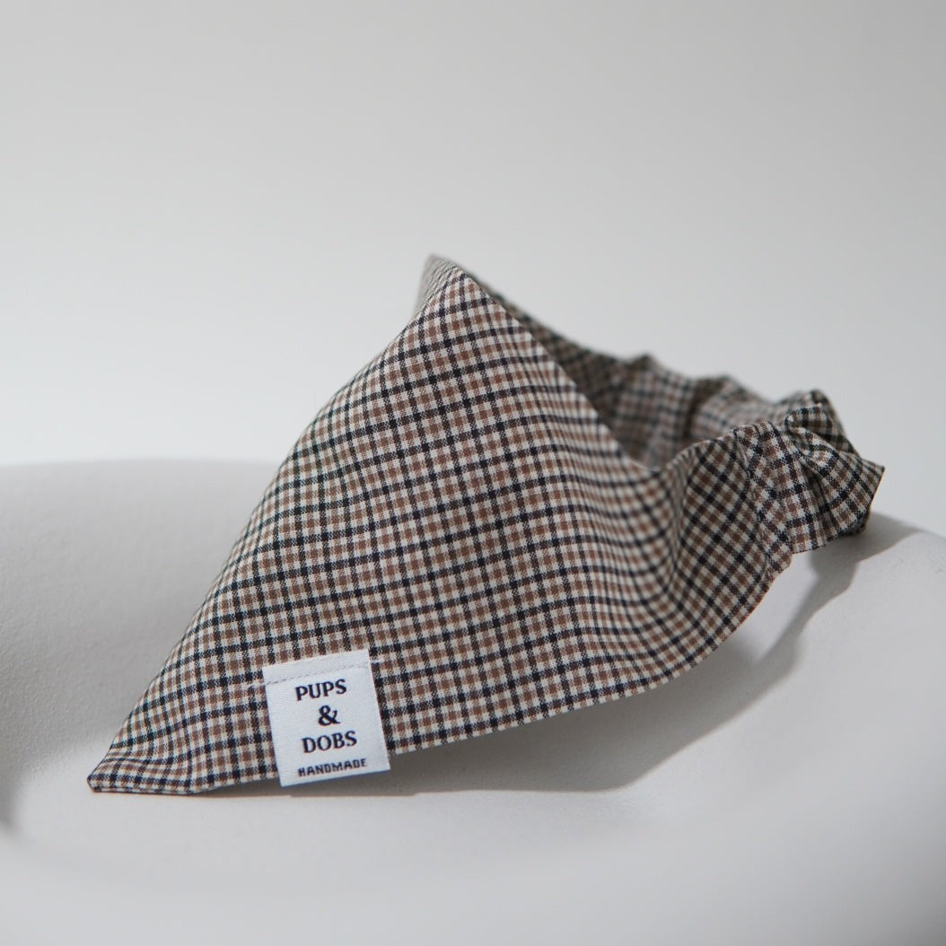 Bandana Brown Checkered