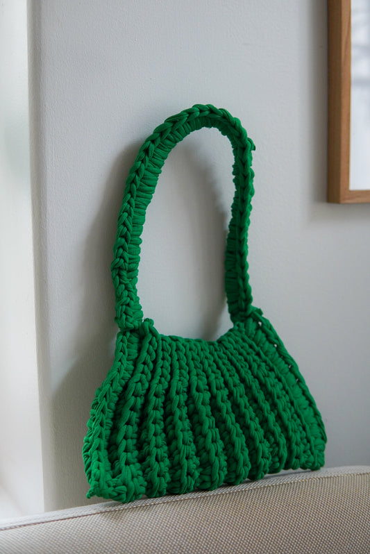 Crochet Bag - Green Mini