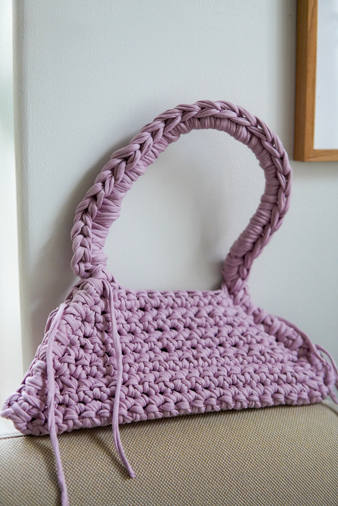 Crochet Bag - Light Purple