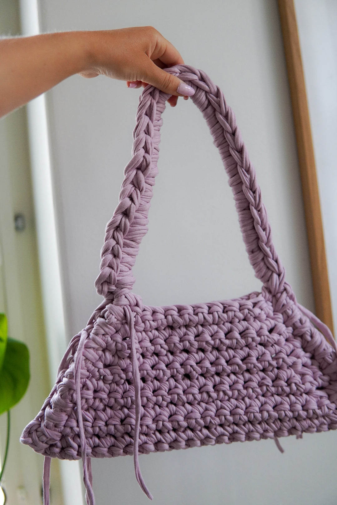 Crochet Bag - Light Purple