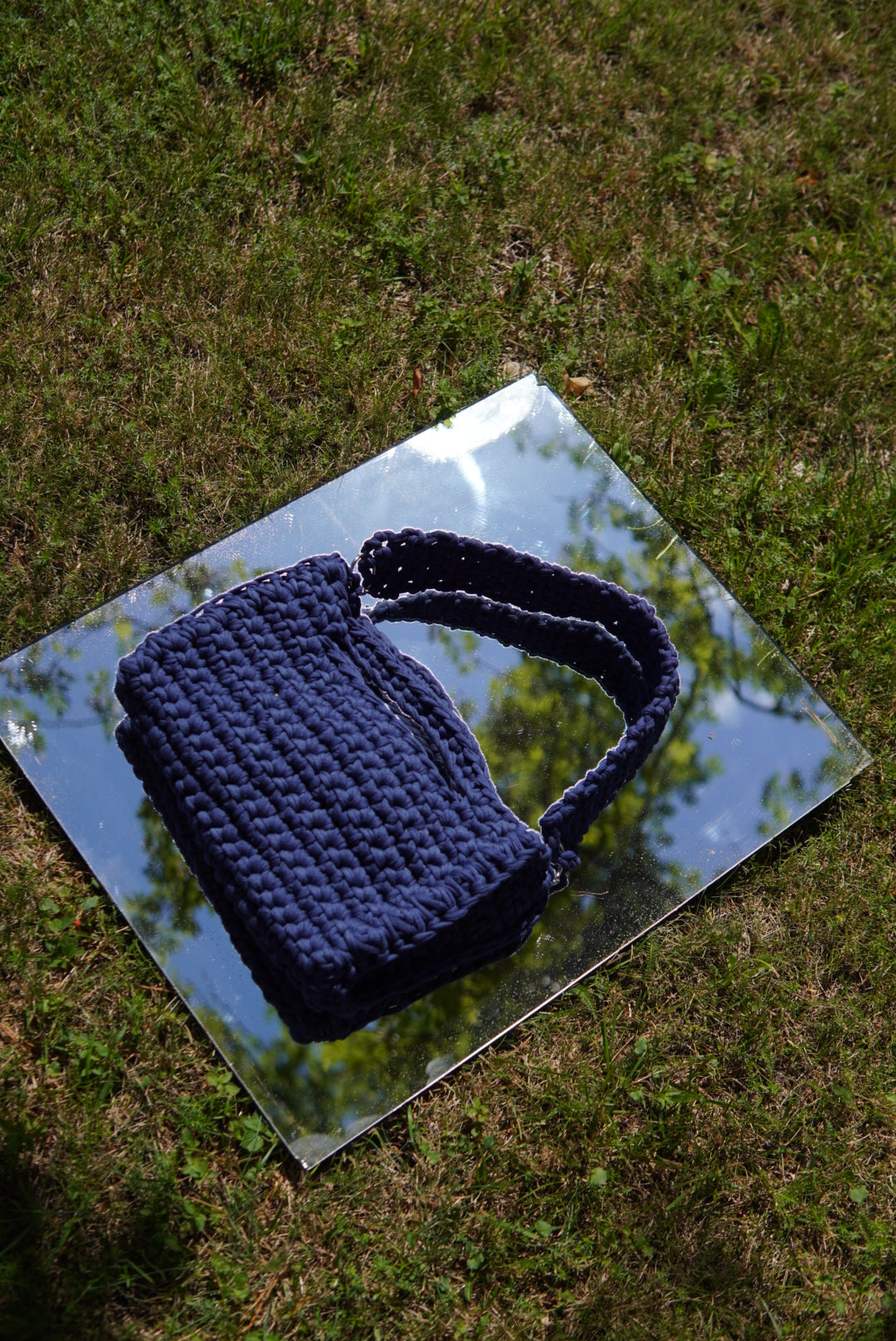 Crochet Bag - Dark Blue