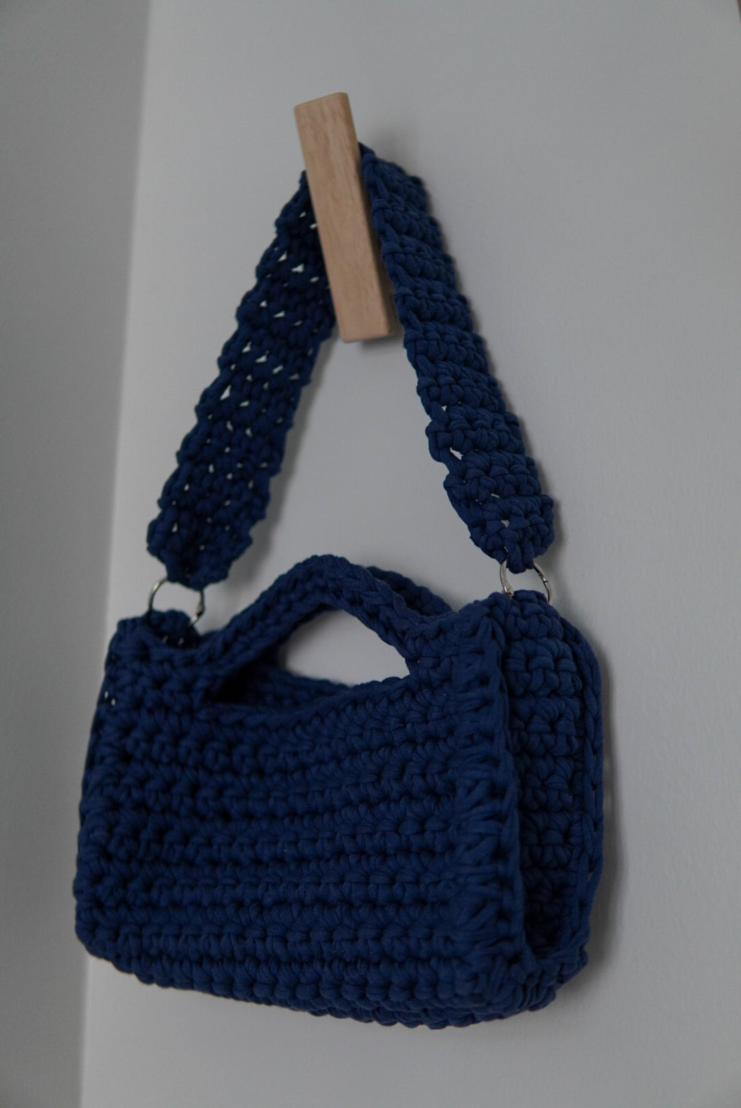 Crochet Bag - Dark Blue