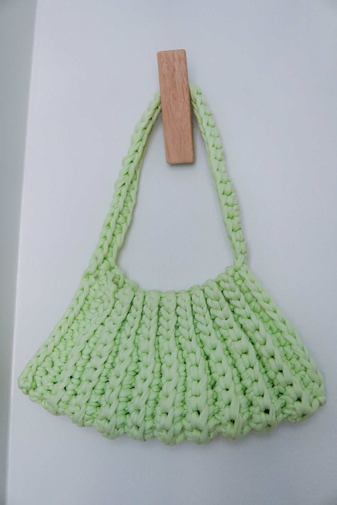 Crochet Bag - Pastel Green