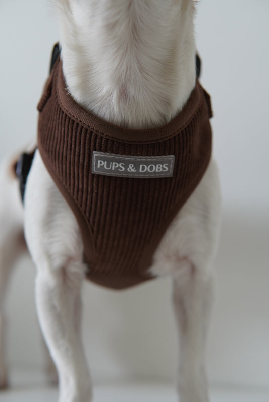 Brown espresso harness