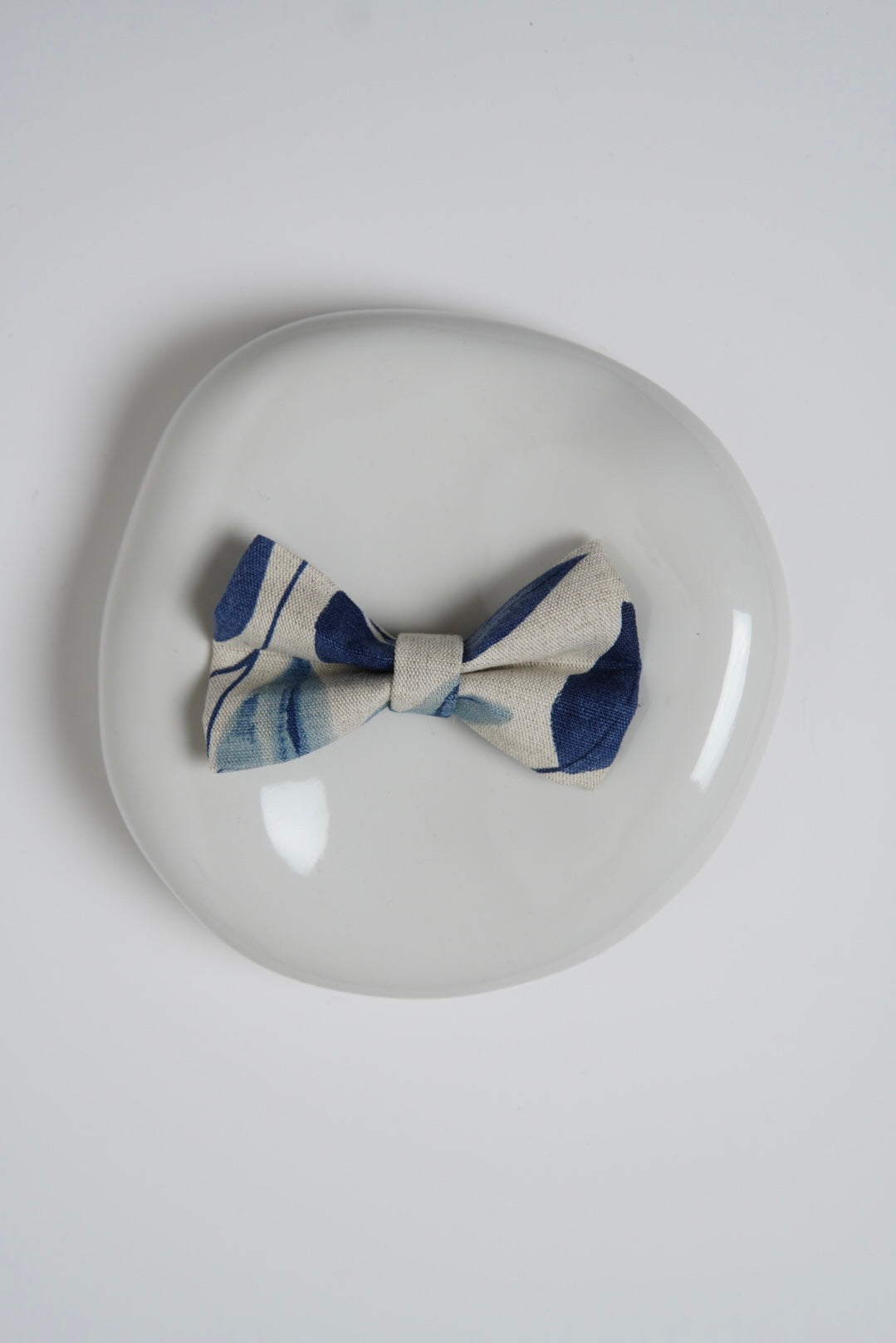 Linen pet bow tie